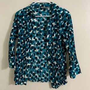 Apt.9 Blue and White Blouse